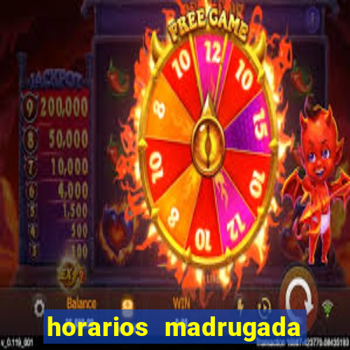 horarios madrugada fortune tiger